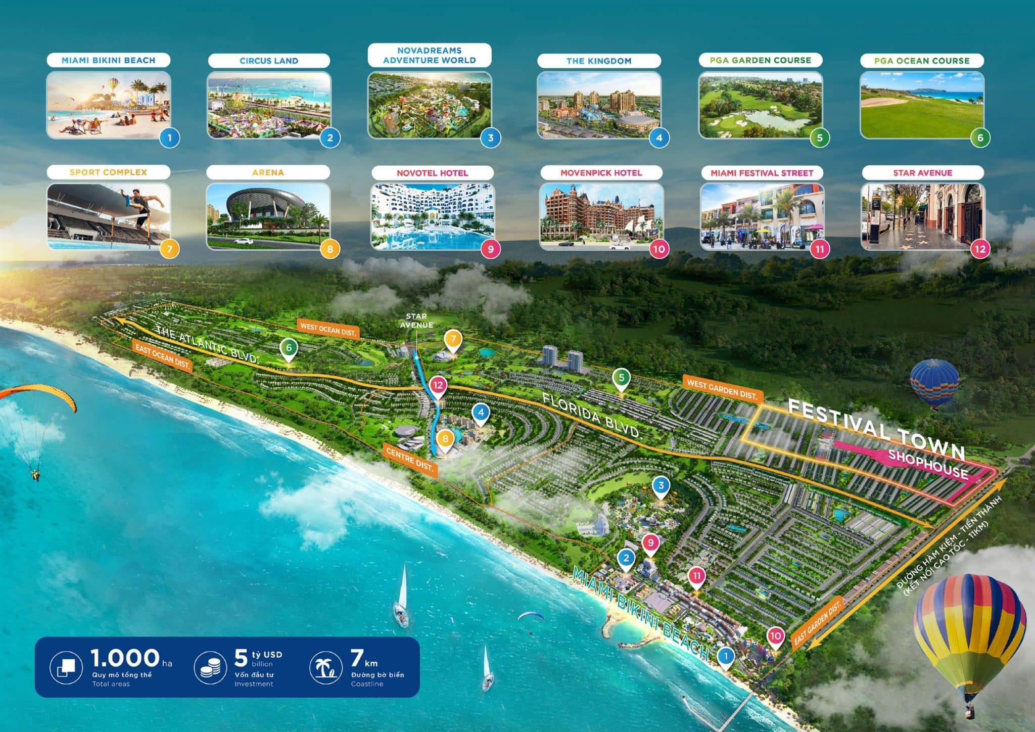 TỔNG QUAN Festival Town Novaworld Phan Thiết